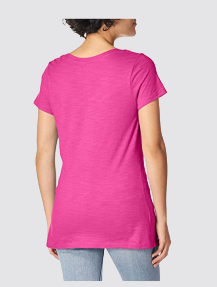 Women's Shirred V-Neck