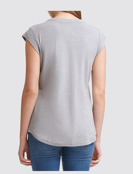 Women's T-Shirt Button Down